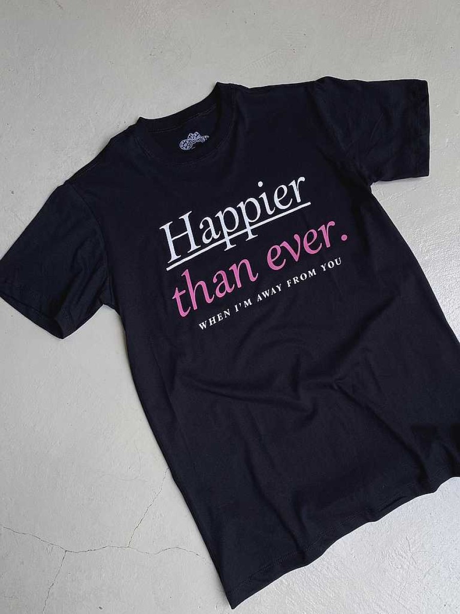 Camisetas Universo | Camiseta Happier Than Ever - Billie (Black)