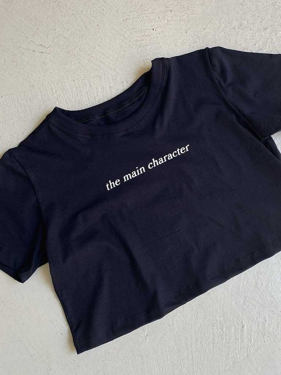 Camisetas Universo | Cropped "The Main Character"