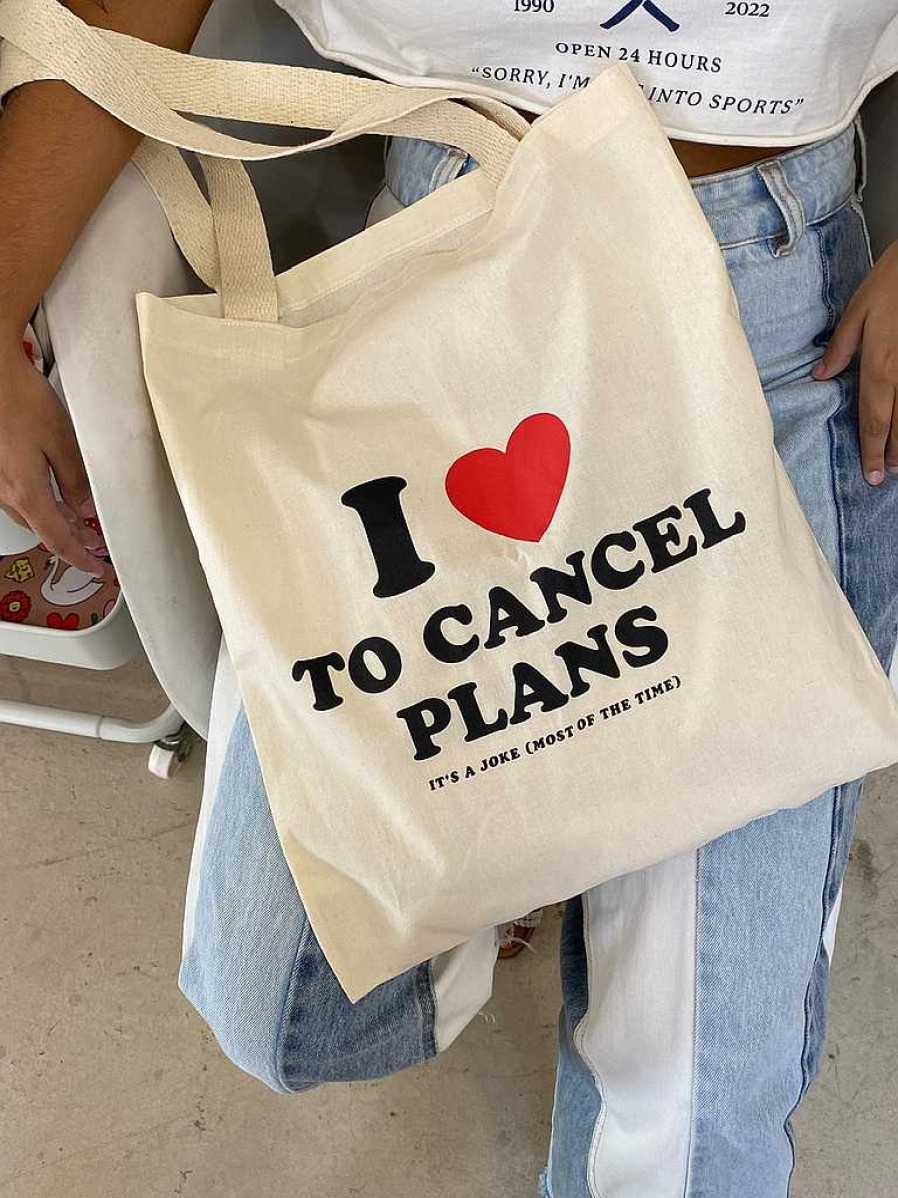 Bolsas Universo | Ecobag "I Love To Cancel Plans"