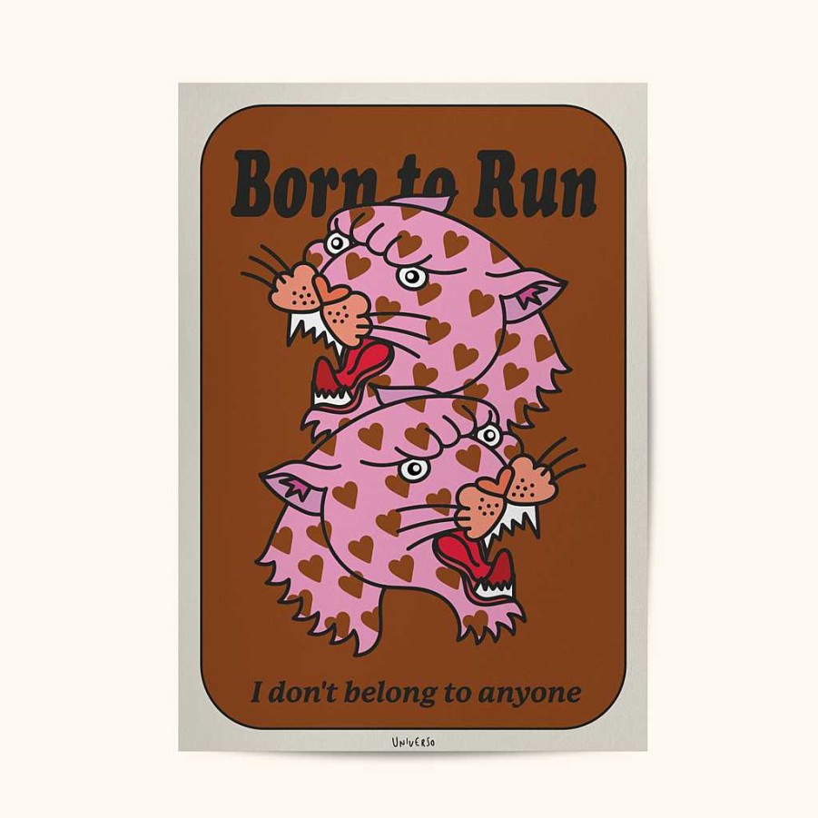 Acess Rios E Mais Universo | Print Tigers Born To Run A4