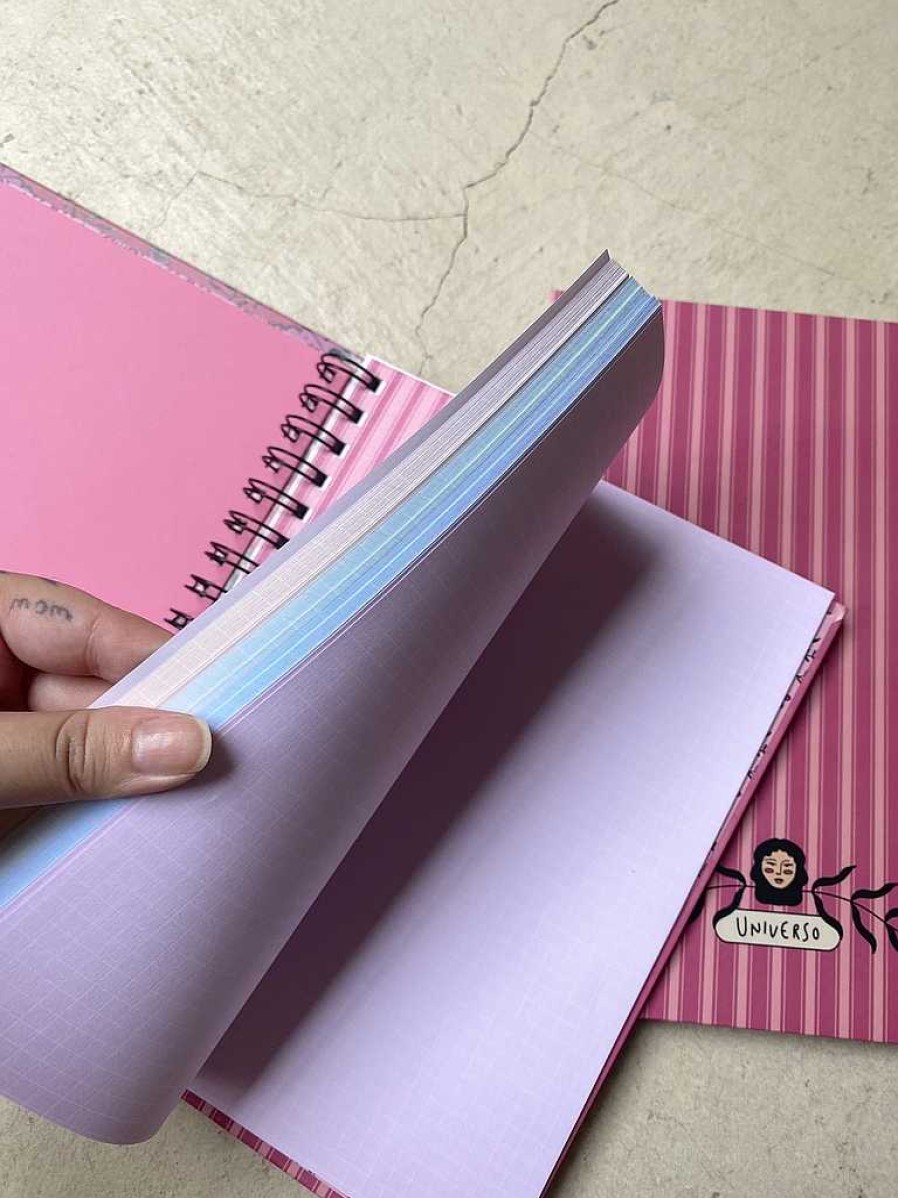 Papelaria Universo | Caderno Moonlight - Magenta