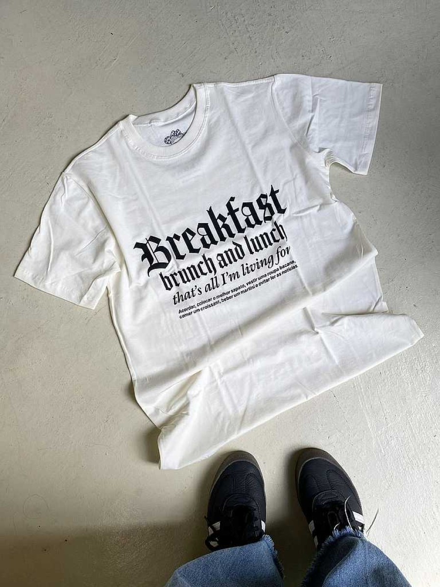 Camisetas Universo | Camiseta Breakfast Off White