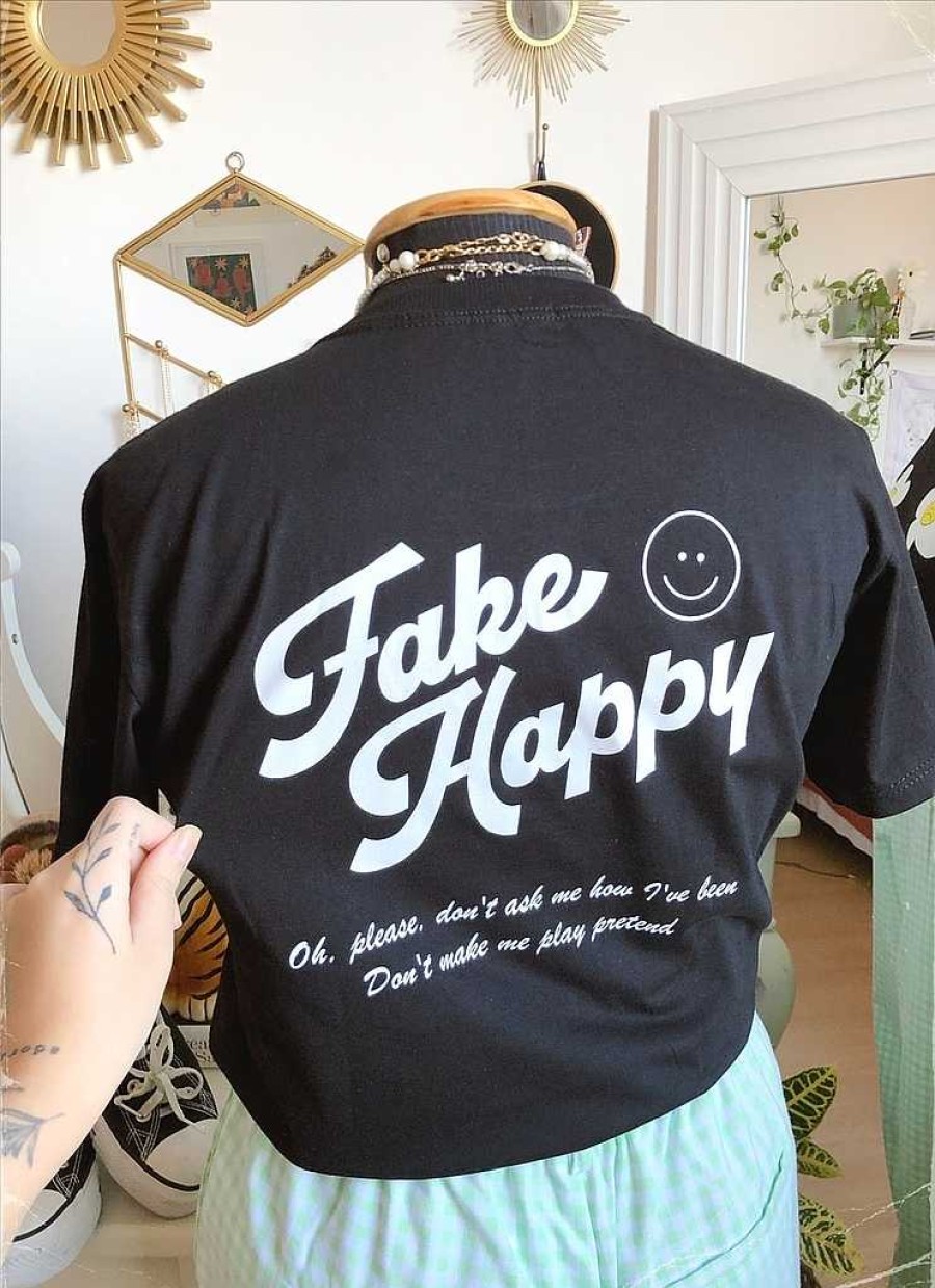 Camisetas Universo | Camiseta Fake Happy