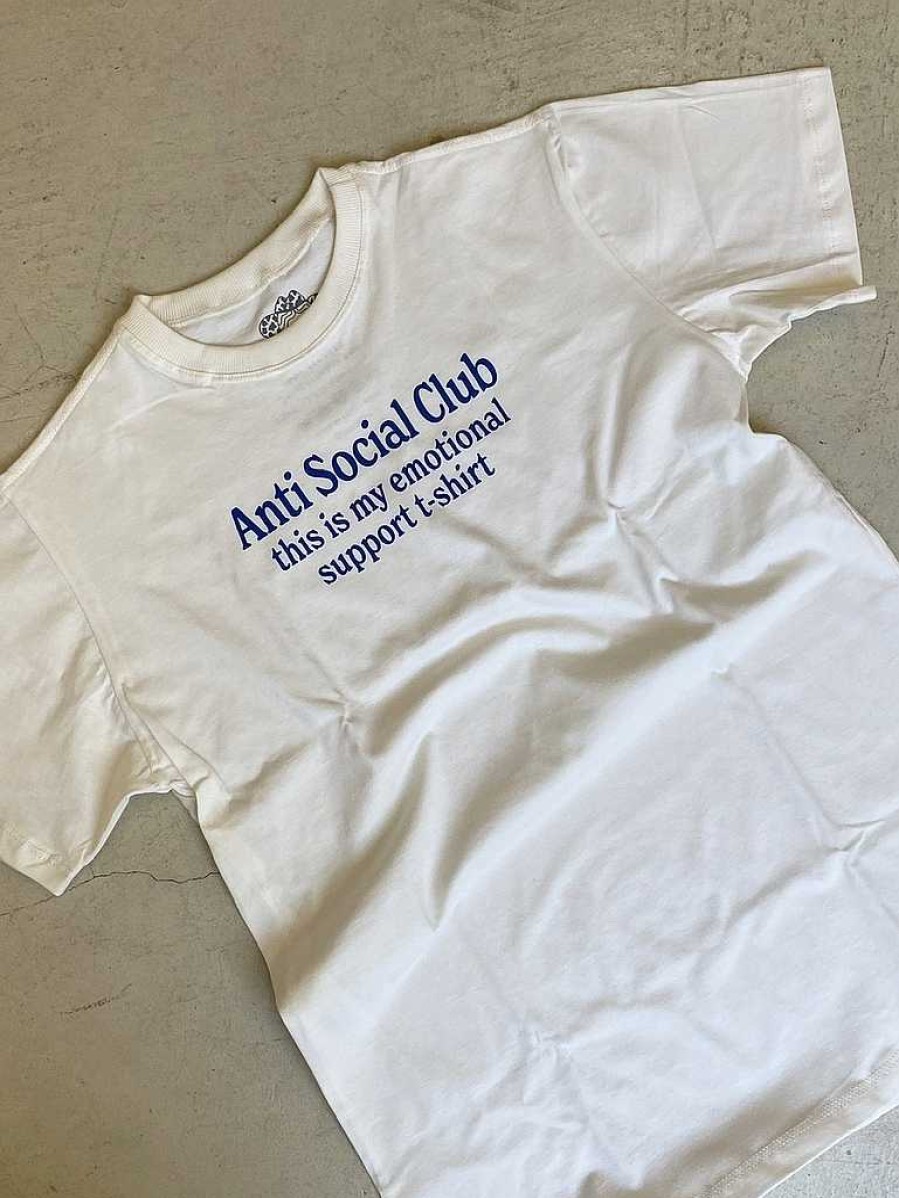 Camisetas Universo | Camiseta "Anti Social Club" Off White