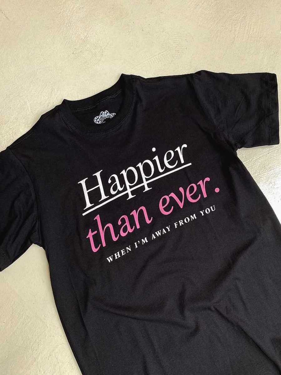 Camisetas Universo | Camiseta Happier Than Ever - Billie (Black)