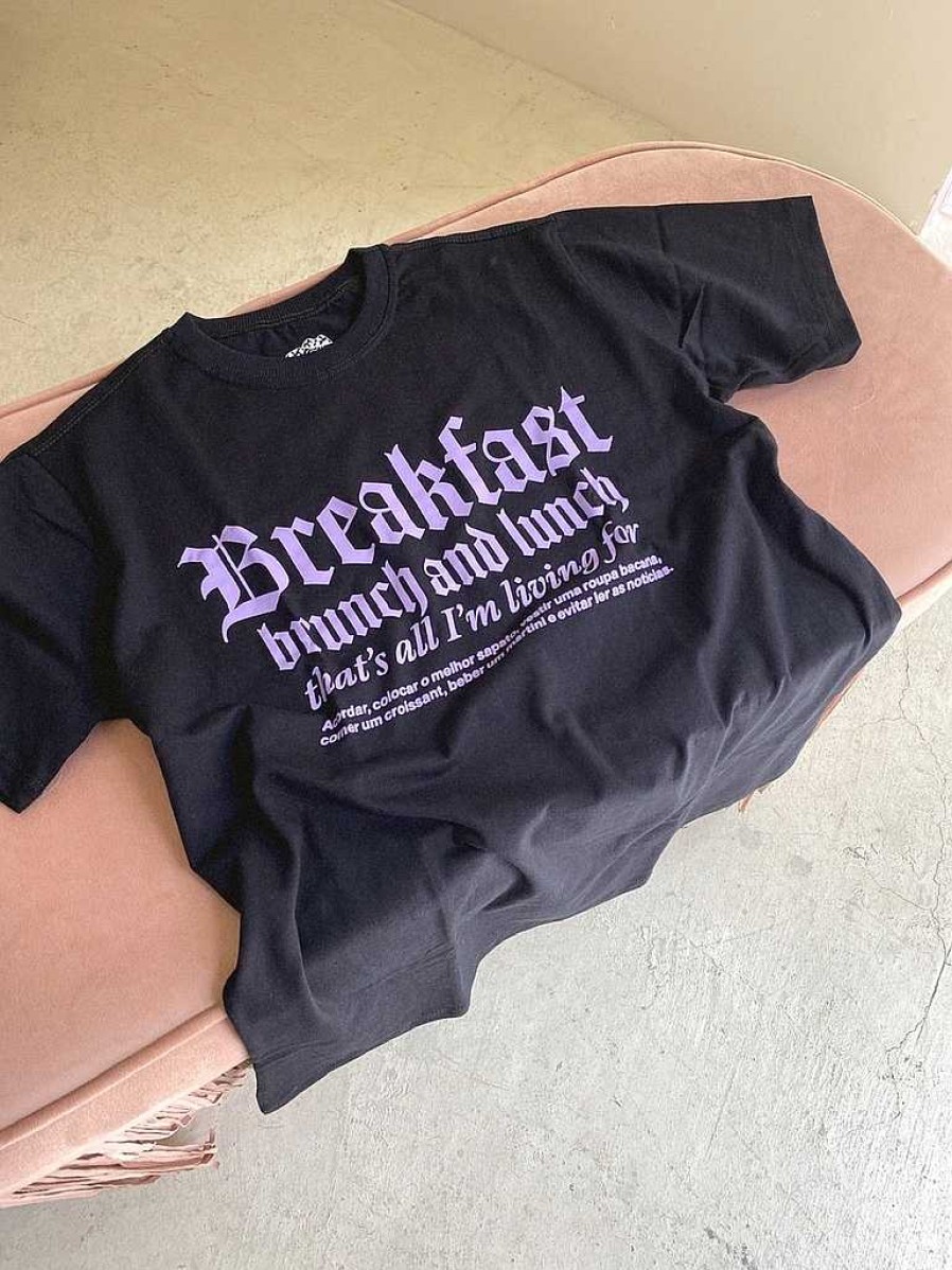 Camisetas Universo | Camiseta Breakfast Black