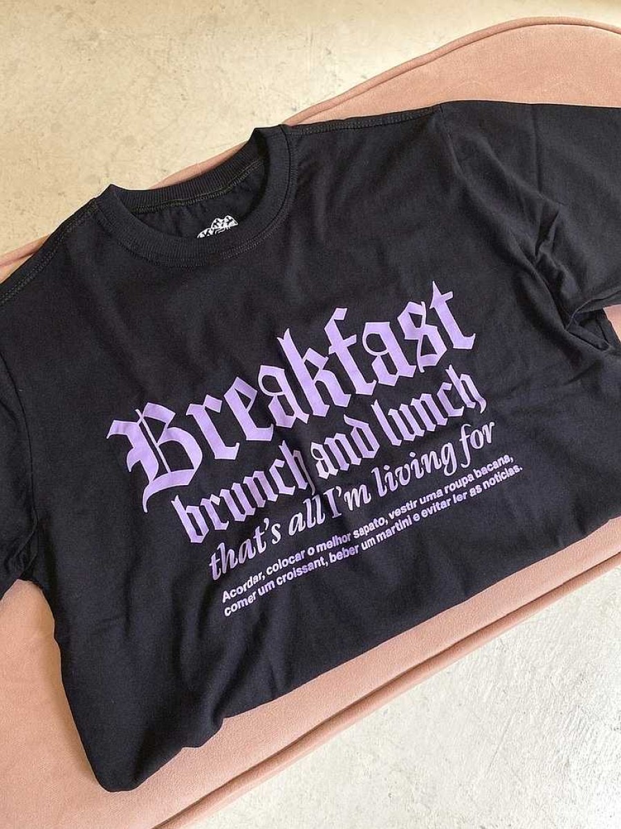 Camisetas Universo | Camiseta Breakfast Black