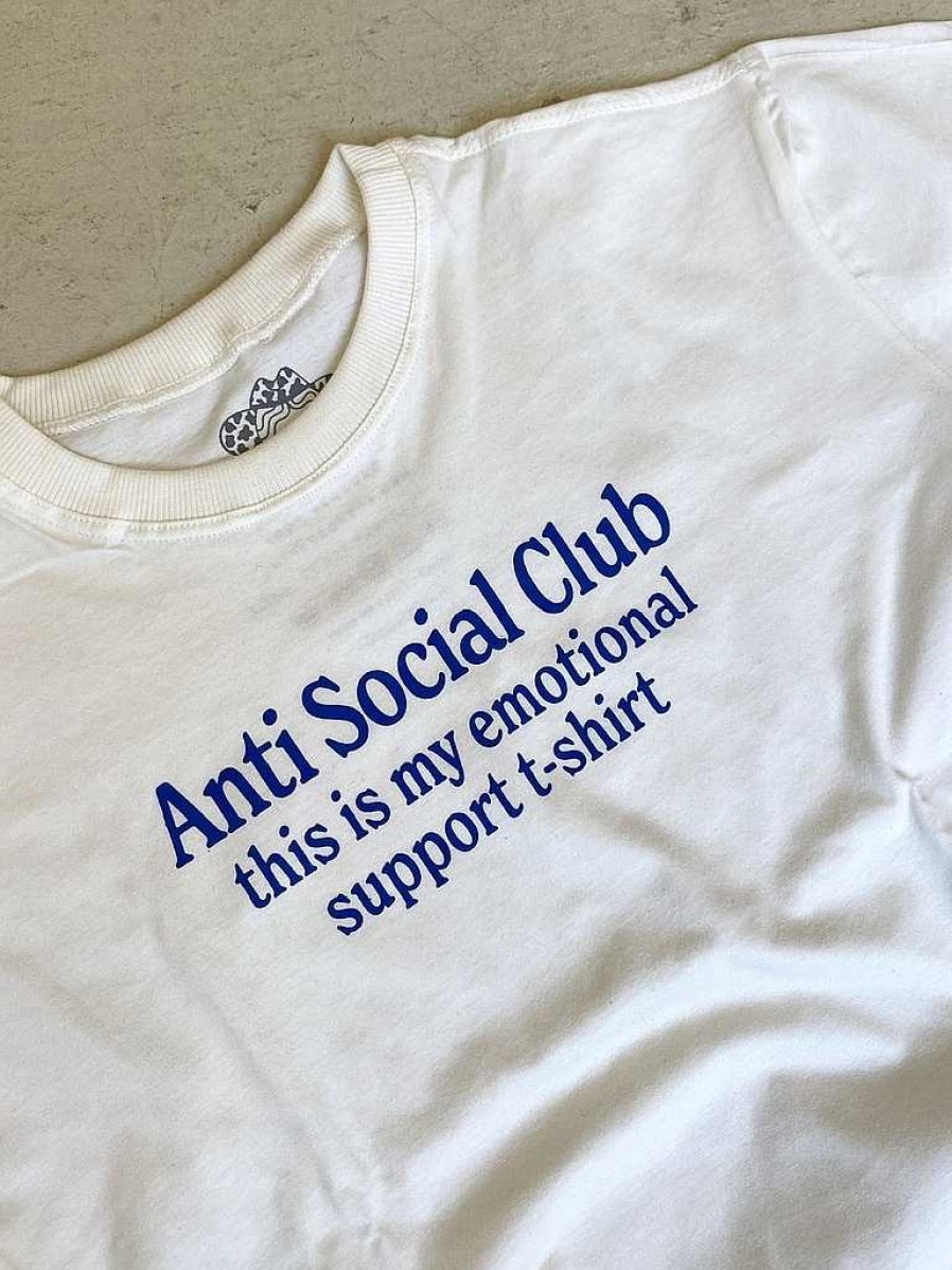 Camisetas Universo | Camiseta "Anti Social Club" Off White